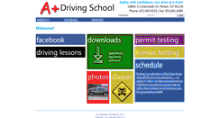 Desktop Screenshot of a-plus-drivingschool.com